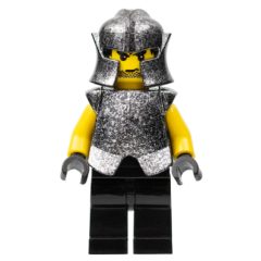 Minifigurka LEGO Rouge Knight, Yellow and Black, Black Helmet