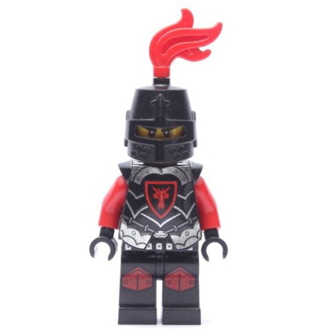 Minifigurka LEGO Dragon Knight, Red, Armor, Helmet with Red Plume