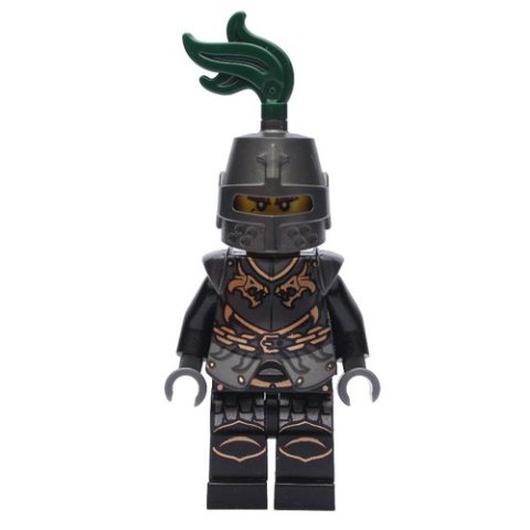 Minifigurka LEGO Dragon Knight, Dark Green, Armor, Helmet with Dark Green Plume