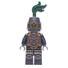 Minifigurka LEGO Dragon Knight, Dark Green, Pearl Dark Gray Helmet with Dark Green Plume