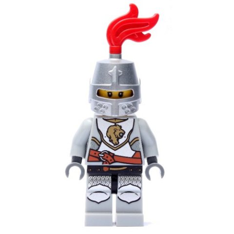 Minifigurka LEGO Lion Knight, Helmet with Red Plume