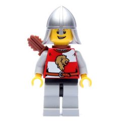 Minifigurka LEGO Lion Knight, Archer, Helmet, Quiver