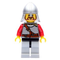 Minifigurka LEGO Lion Knight, Helmet, Beard