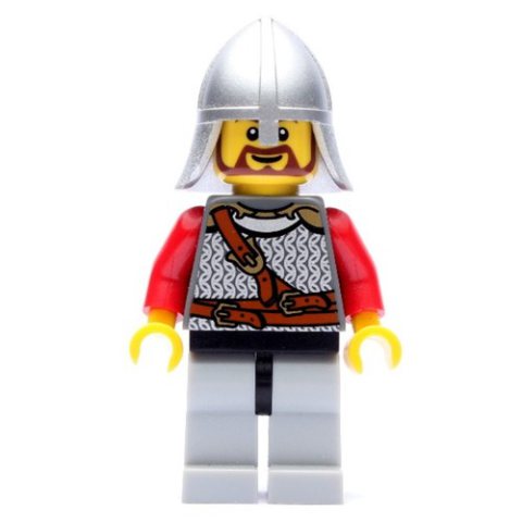Minifigurka LEGO Lion Knight, Helmet, Beard