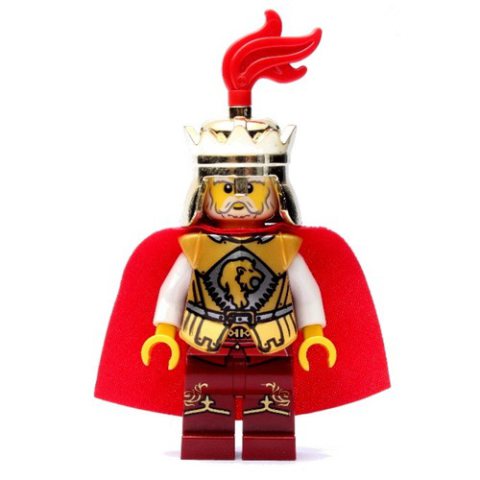 Minifigurka LEGO King, Lion King, Red Plume