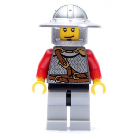 Minifigurka LEGO Lion Knight, Wide Brim Helmet, Soul-patch