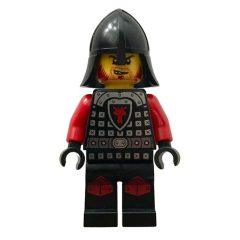 Minifigurka LEGO Dragon Knight, Red, Helmet, Red Beard