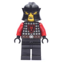 Minifigurka LEGO Dragon Knight, Red, Helmet, Soul-patch
