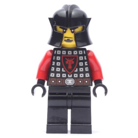 Minifigurka LEGO Dragon Knight, Red, Helmet, Soul-patch