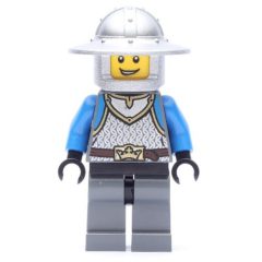 Minifigurka LEGO Knight, Blue, Wide Brim Helmet