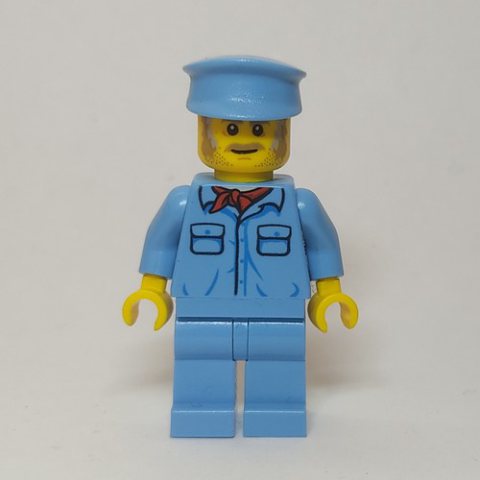 Minifigurka LEGO Train Conductor - Medium Blue