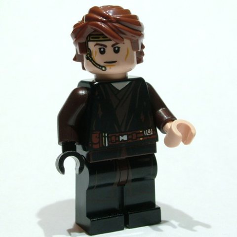 Minifigurka LEGO Anakin Skywalker, Pilot Uniform, Printed Headset, No Collar