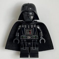 Minifigurka LEGO Darth Vader, White Skin, 19888 Cape, Stripes on Legs
