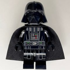 Minifigurka LEGO Darth Vader, White Skin, 50231 Cape, Robe Hem and Stripes on Legs, Printed Arms