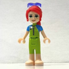 Minifigurka LEGO Mia - Lime/Azure Wet Suit, Sunglasses