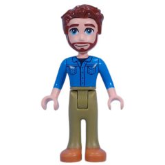Minifigurka LEGO Jonathan - Reddish Brown Hair