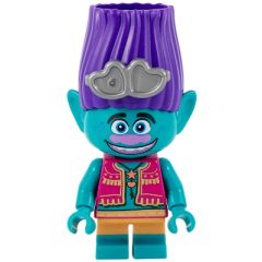 Minifigurka LEGO Trolls - Branch with Metallic Silver Sunglasses