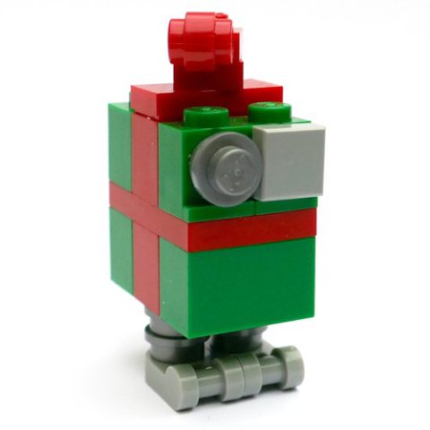 Minifigurka LEGO GNK Power Droid (Gonk) - Festive Version