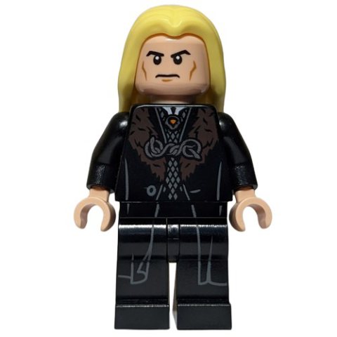 Minifigurka LEGO Lucius Malfoy, Black Robes with Dark Red Fur