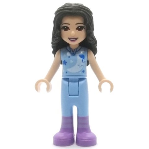 Minifigurka LEGO Emma - Bright Light Blue Pajamas
