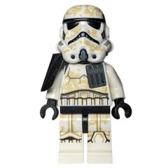 Minifigurka LEGO Sandtrooper, Black Pauldron, Neck Bracket with Double Stud, Closed Mouth