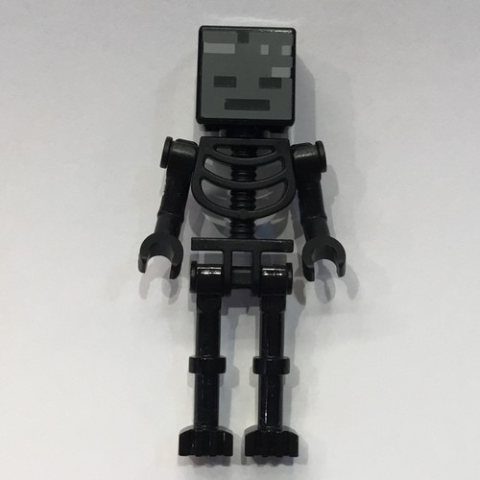 Minifigurka LEGO Wither Skeleton, Square Skull, Bent Arms