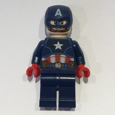 Minifigurka LEGO Captain America, Mask