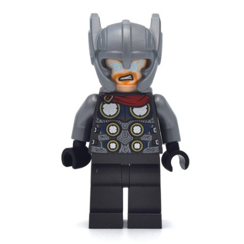 Minifigurka LEGO Thor, Flat Silver Helmet