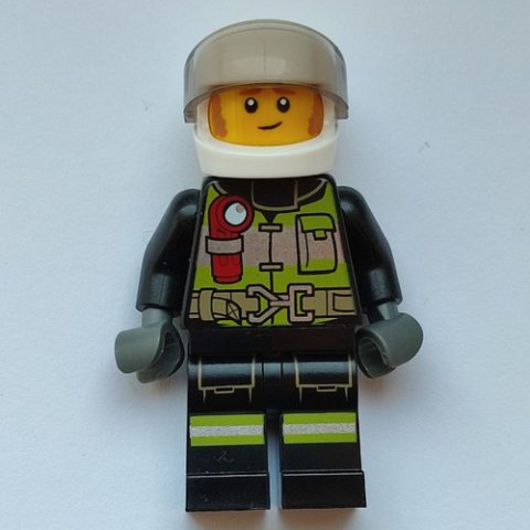 Minifigurka LEGO Clemmons, White Helmet with Visor