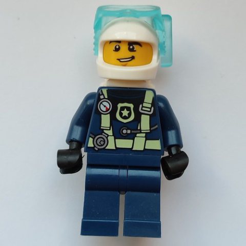 Minifigurka LEGO Policeman, Diving Suit (Carl Confidential)