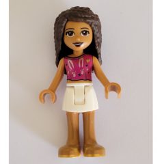 Minifigurka LEGO Andrea - Magenta Top, White Skirt
