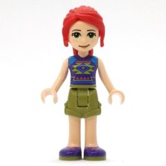 Minifigurka LEGO Mia - Dark Purple Top, Olive Green Skirt