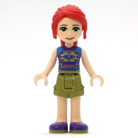 Minifigurka LEGO Mia - Dark Purple Top, Olive Green Skirt