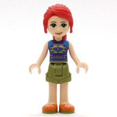 Minifigurka LEGO Mia - Dark Purple Top, Olive Green Skirt