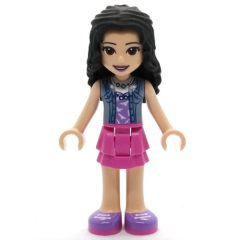 Minifigurka LEGO Emma - Sand Blue Jacket, Magenta Skirt
