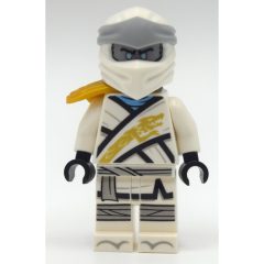 Minifigurka LEGO Zane with Shoulder Cover and Silver Head (Legacy)