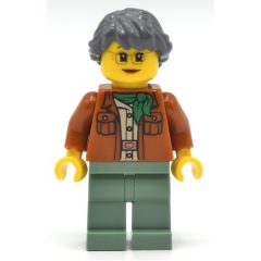 Minifigurka LEGO Misako, Dark Orange Jacket