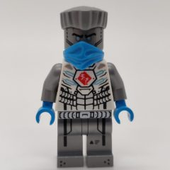 Minifigurka LEGO Zane - Flat Silver