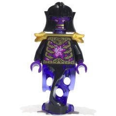 Minifigurka LEGO Overlord - Trans-Purple Head, Black Torso, Shoulder Guard