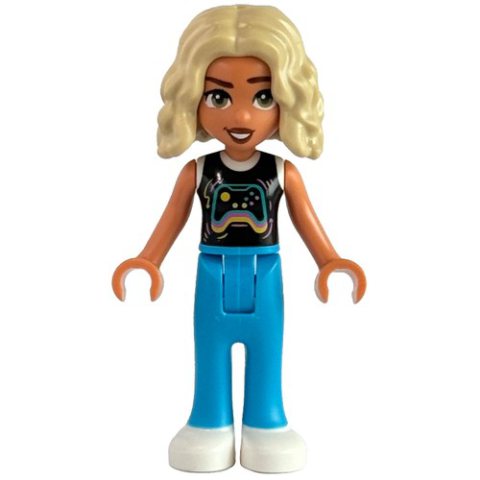 Minifigurka LEGO Nova - Black Top, Darl Azure Pants
