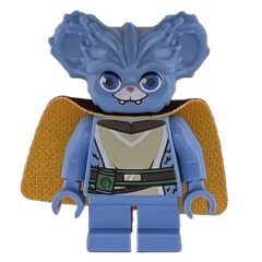 Minifigurka LEGO Nubs, Dark Brown Cape