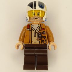 Minifigurka LEGO Poe Dameron, Open Medium Nougat Jacket, Helmet