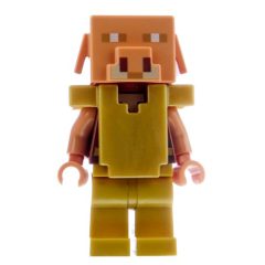 Minifigurka LEGO Piglin, Armor, Pearl Gold Legs