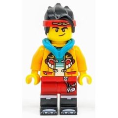 Minifigurka LEGO Monkie Kid, Dark Turquoise Hood