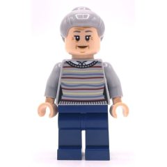 Minifigurka LEGO Aunt May, Light Bluish Gray Sweater