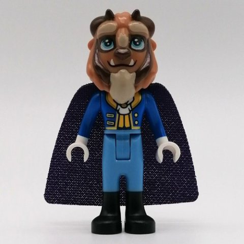 Minifigurka LEGO Beast, Medium Blue Legs, Dark Purple Cape, Hair Bow