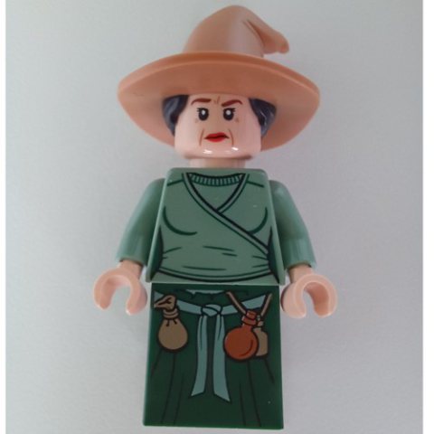 Minifigurka LEGO Witch, Sand Green and Dark Green Robes