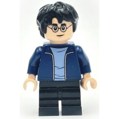 Minifigurka LEGO Harry Potter, Dark Blue Jacket, Medium Legs
