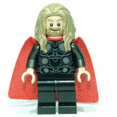 Minifigurka LEGO Thor, Long Dark Tan Hair