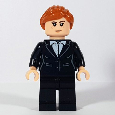 Minifigurka LEGO Pepper Potts, Black Suit, Ponytail